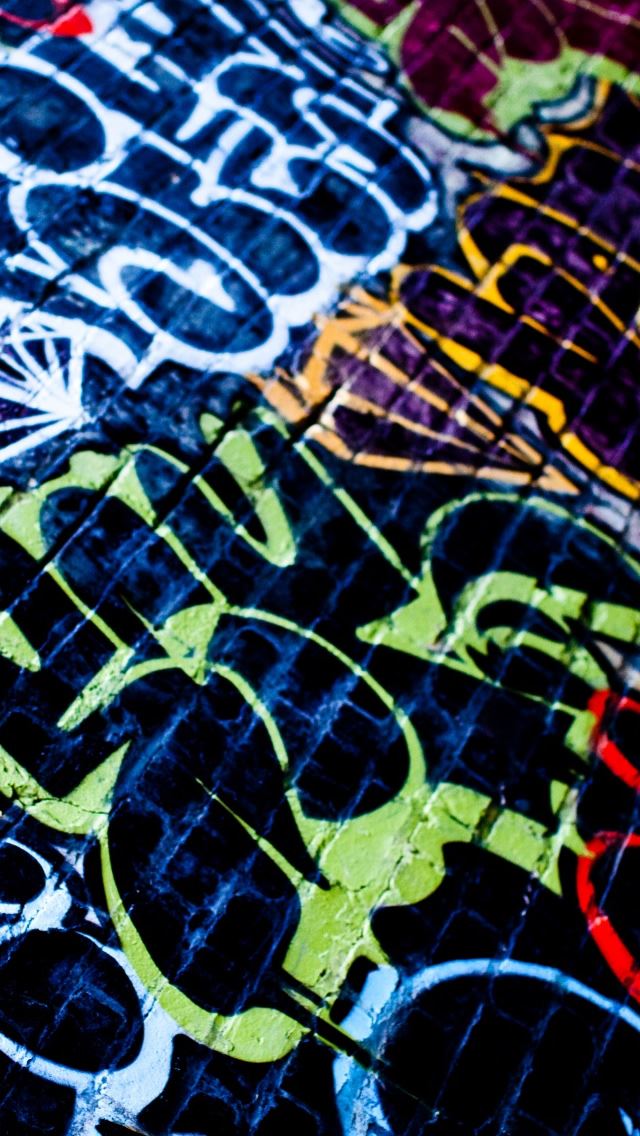 640x1136 Graffiti 3 - wall iPhone Wallpaper