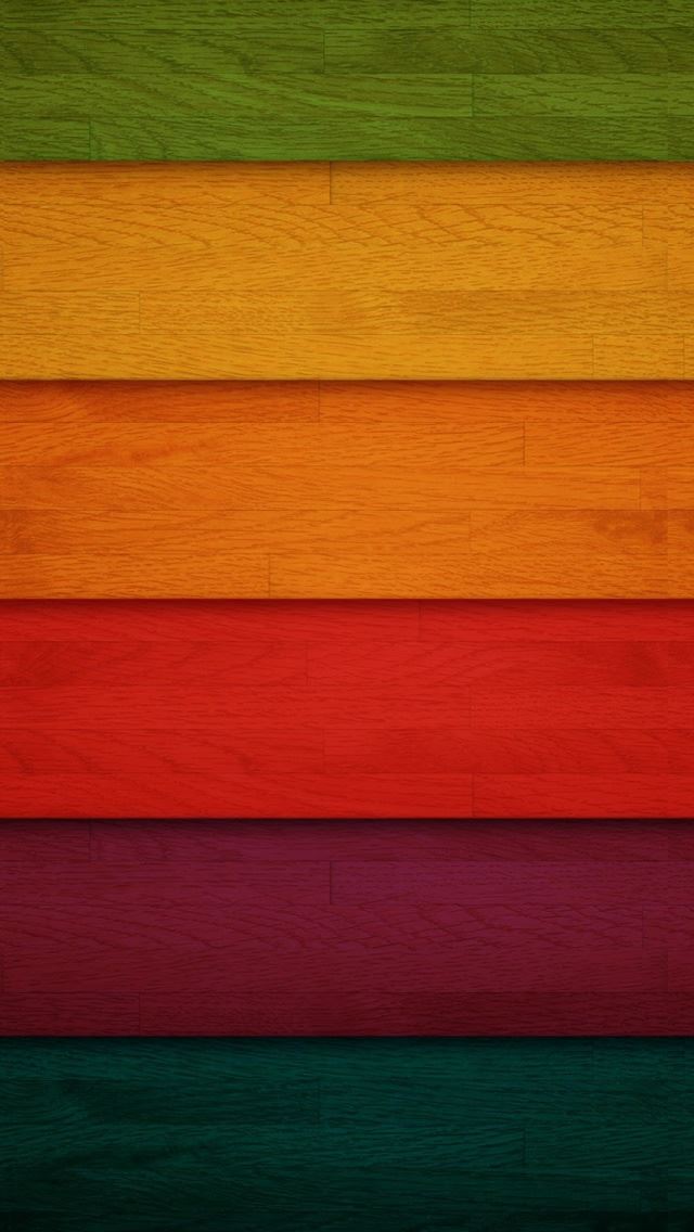 640x1136 Retro Wood - yellow iPhone Wallpaper