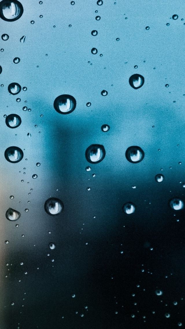 640x1136 Rain Drop Window - droplet iPhone Wallpaper