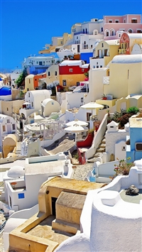 Santorini Oia Greece wallpaper