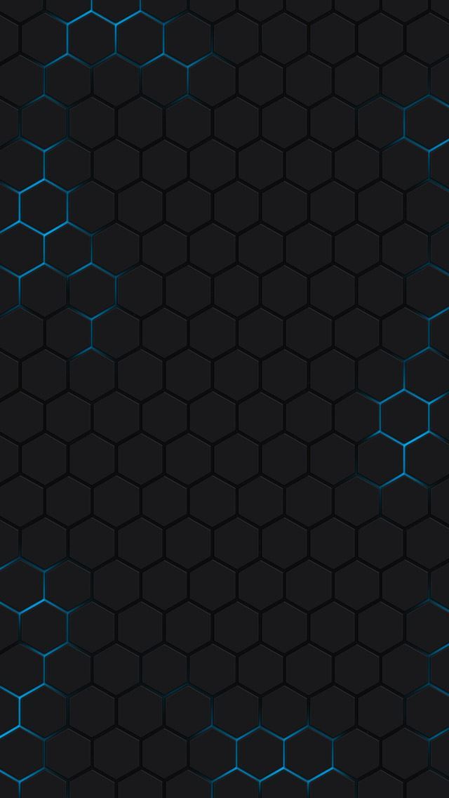 640x1136 Hexagons Abstract -  iPhone Wallpaper