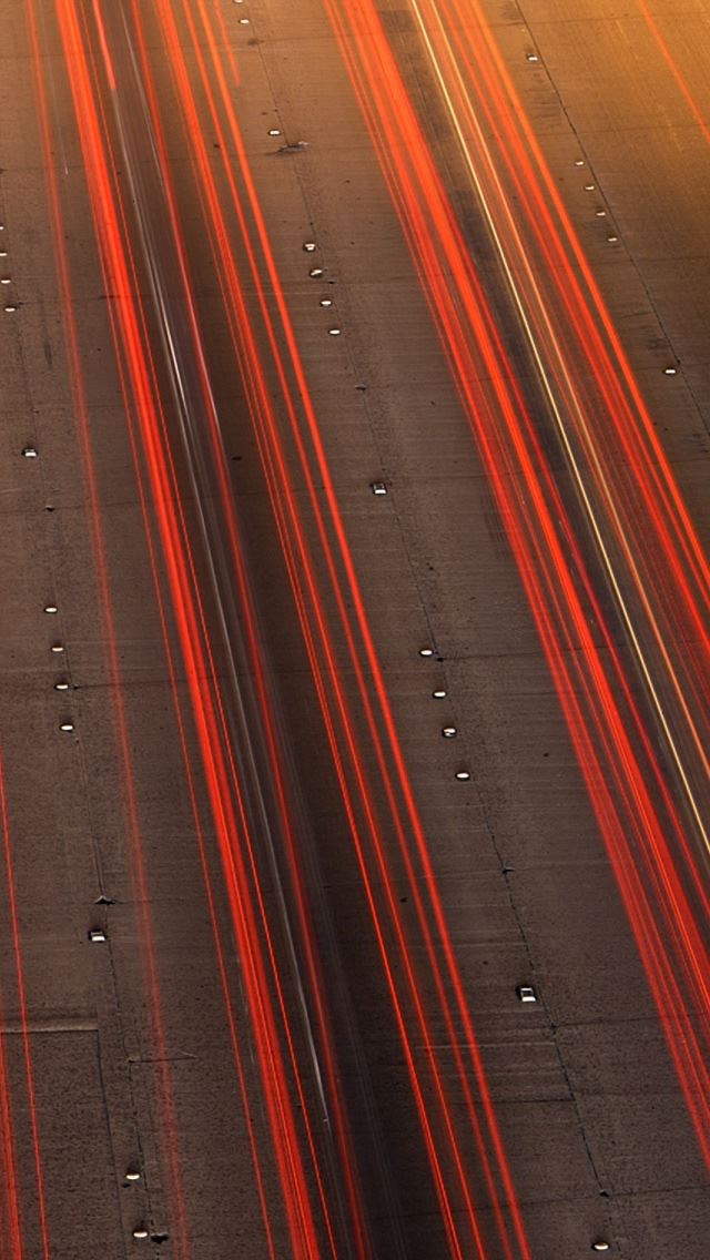 640x1136 Highway Lights - lights iPhone Wallpaper
