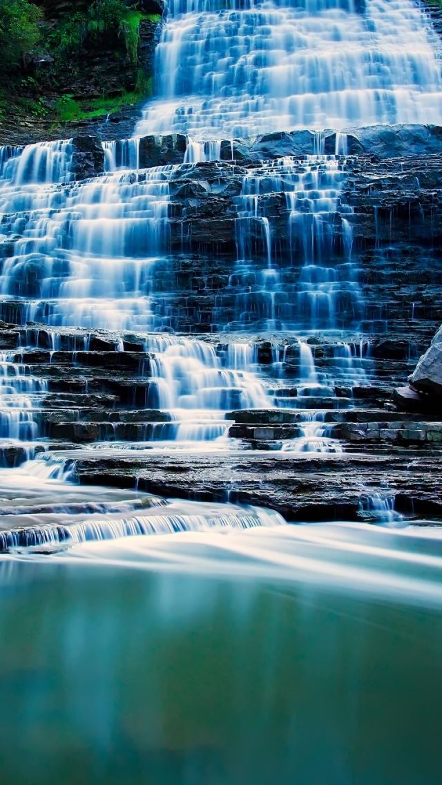 640x1136 Albion Falls Ontario Canada - canada iPhone Wallpaper