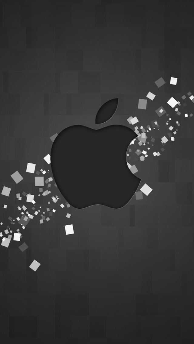 640x1136 Hi Tech Apple Logo - logo iPhone Wallpaper