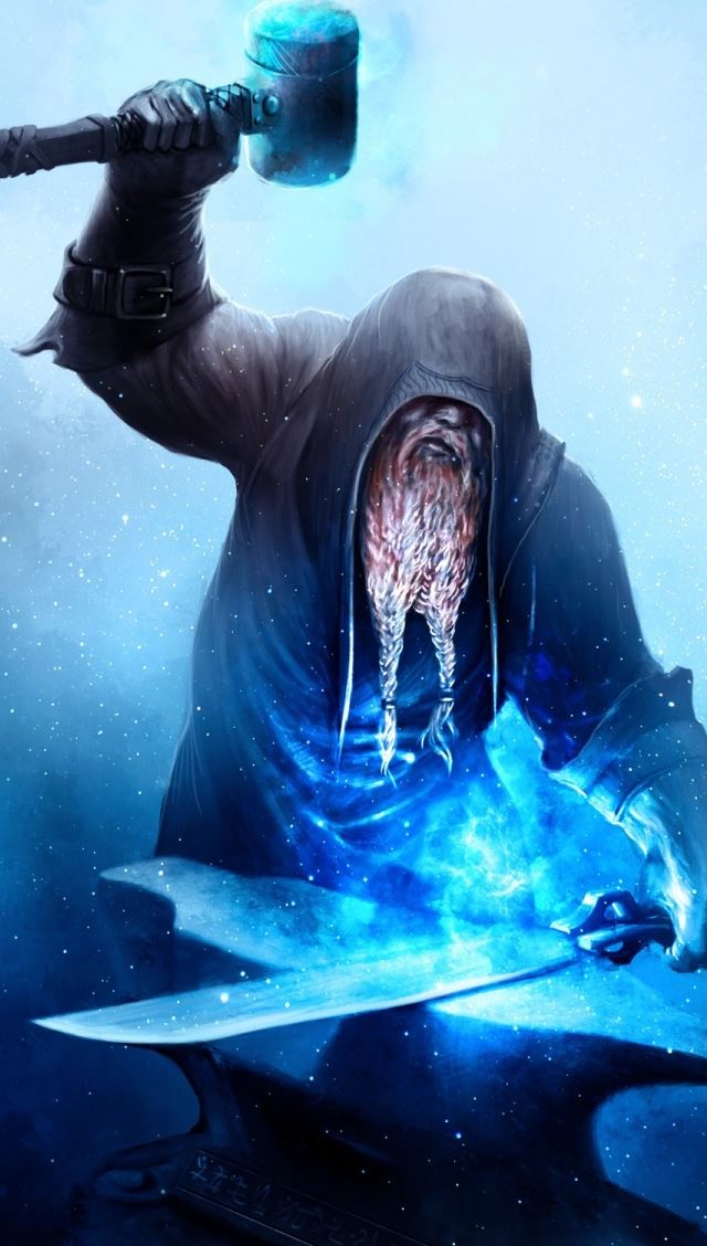 640x1136 Ceiron Wars - knife iPhone Wallpaper