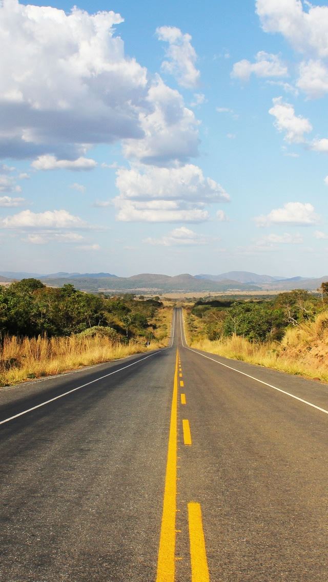 640x1136 Highway Brazil - cloud iPhone Wallpaper