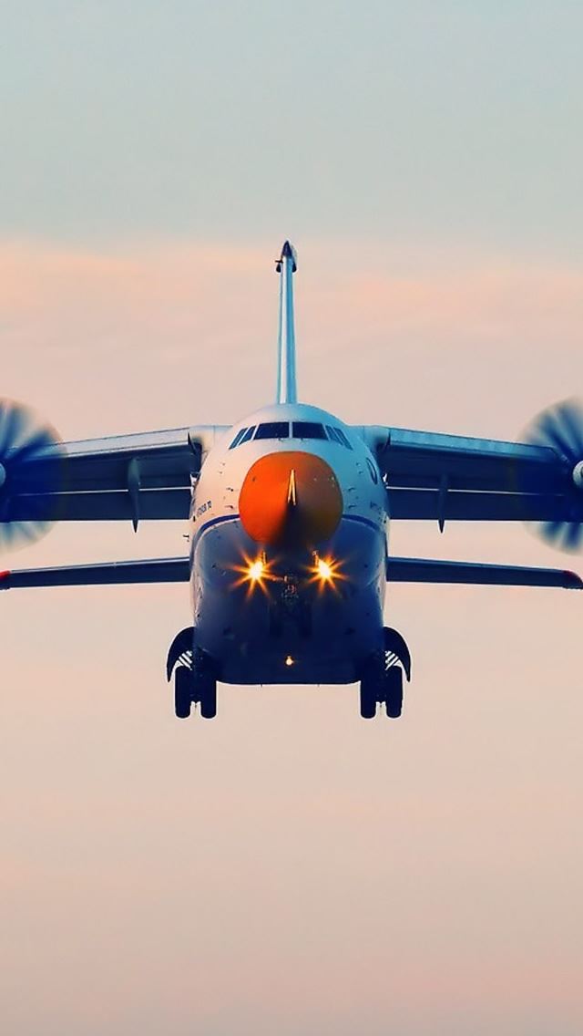 640x1136 Antonov An 70 Four Engine Transport Aircraft - transport iPhone Wallpaper