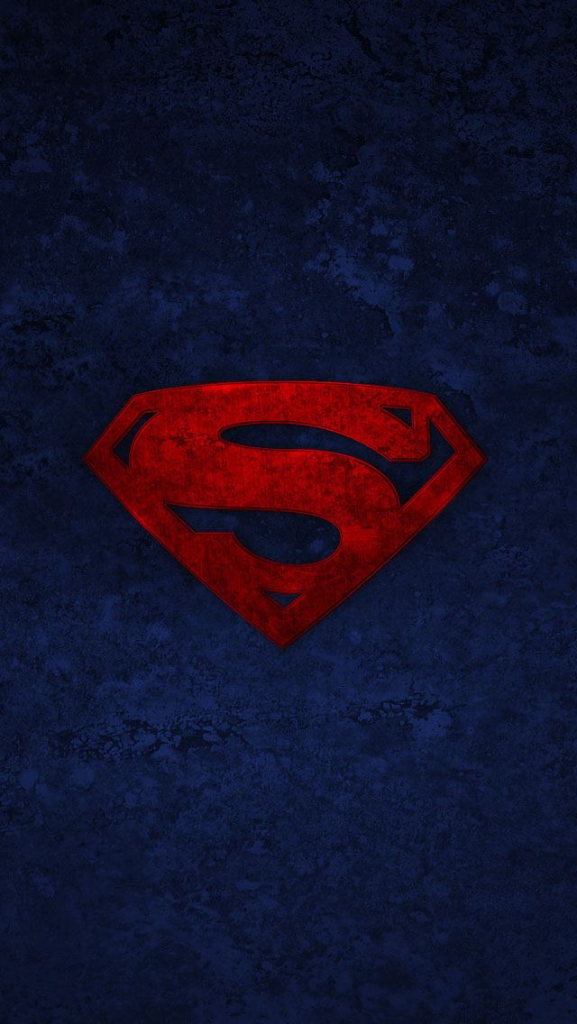 640x1136 Superman logo -  iPhone Wallpaper
