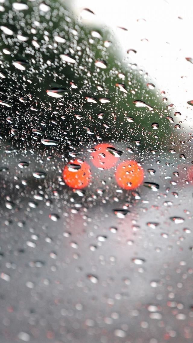 640x1136 Water On Windshield - droplet iPhone Wallpaper
