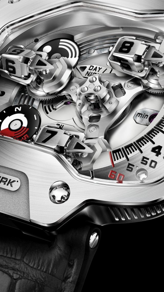 640x1136 Urwerk Ur  110 Watch - circle iPhone Wallpaper