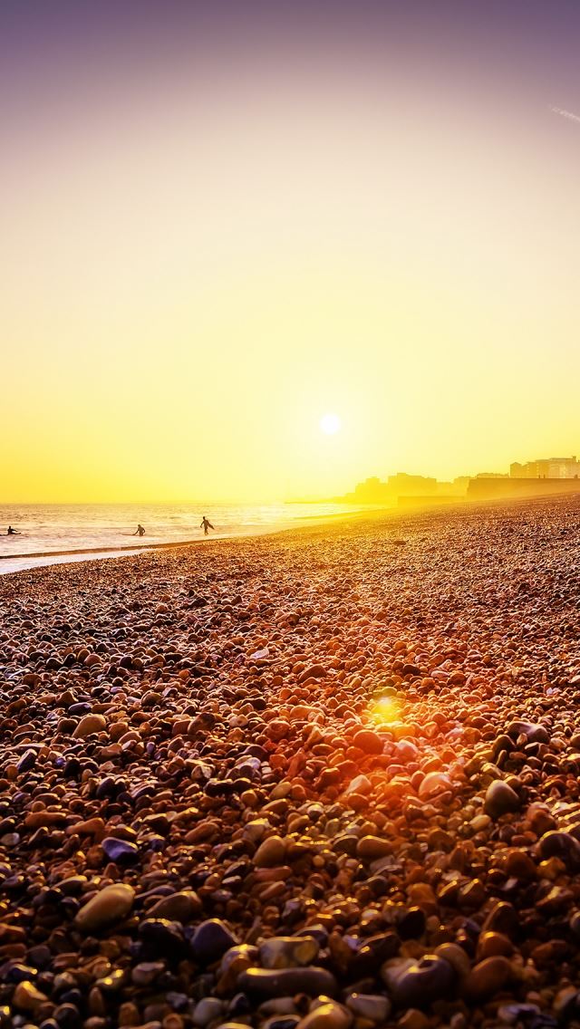 640x1136 Brighton Beach Sunset - brighton iPhone Wallpaper