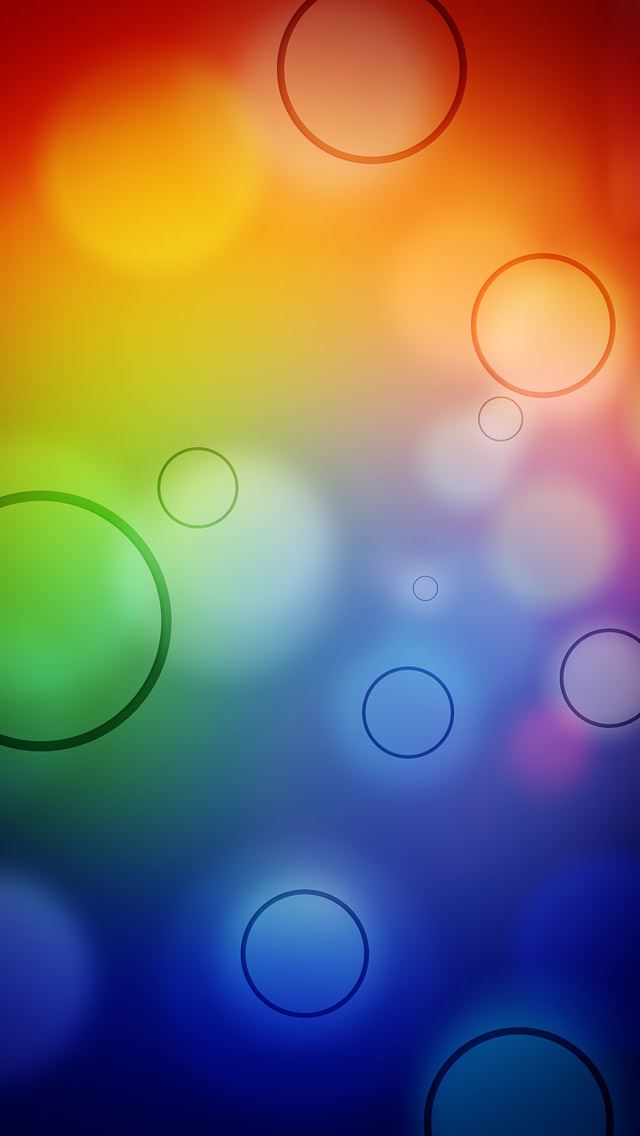 640x1136 The desire - circle iPhone Wallpaper