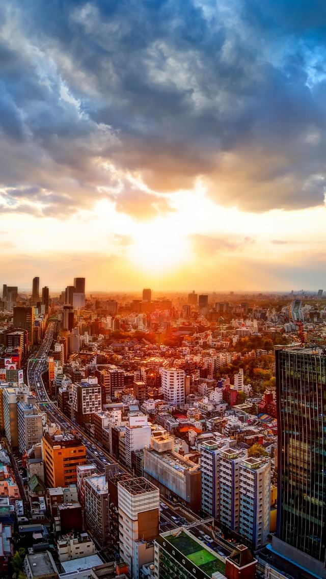 640x1136 View From The Google Offices In Downtown Tokyo - view iPhone Wallpaper