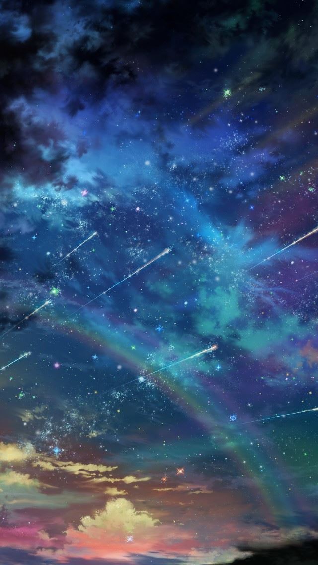 640x1136 Colorful Space Landscape -  iPhone Wallpaper