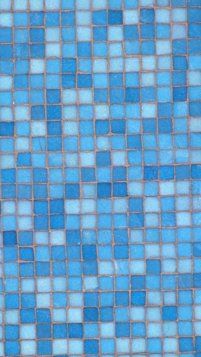 640x1136 Blue Mosaic - square iPhone Wallpaper
