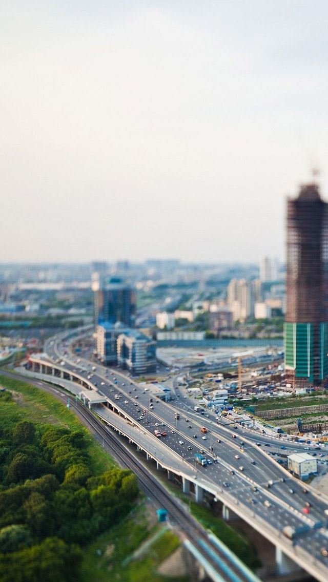 640x1136 Urban traffic arteries - urban iPhone Wallpaper