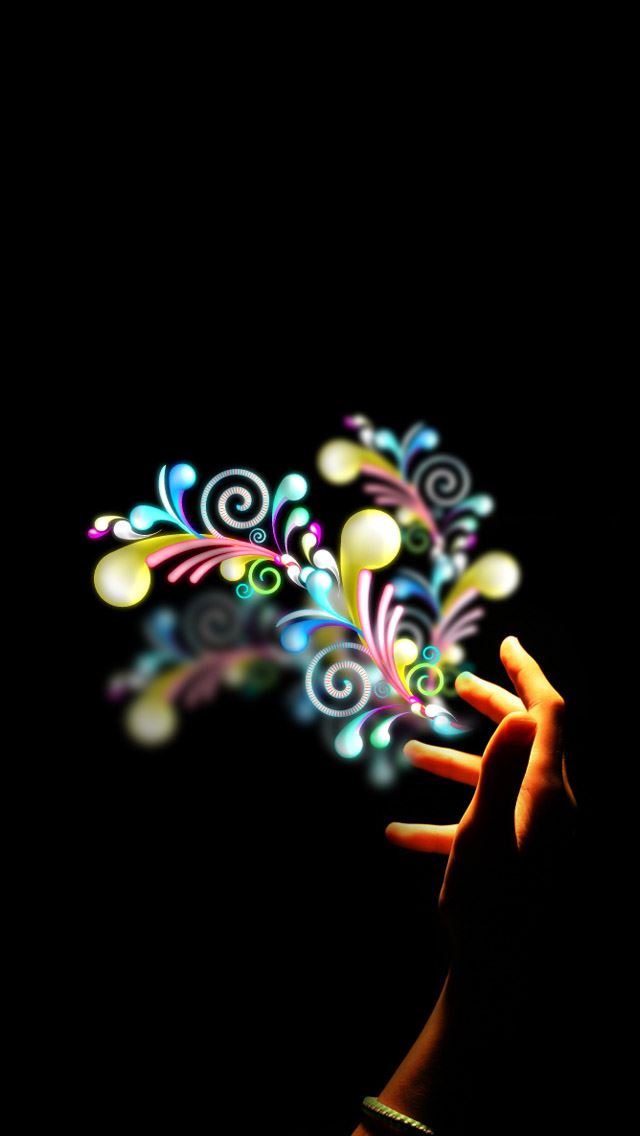 640x1136 Abduzeedo - hand iPhone Wallpaper