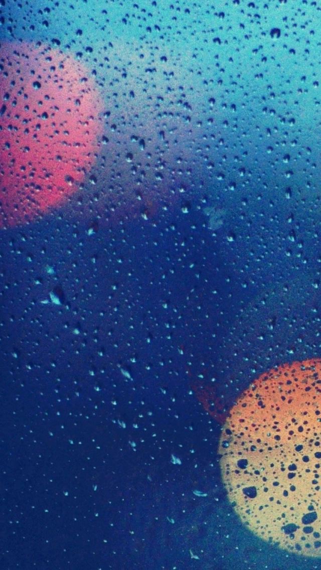 640x1136 Wet Glass 2 -  iPhone Wallpaper