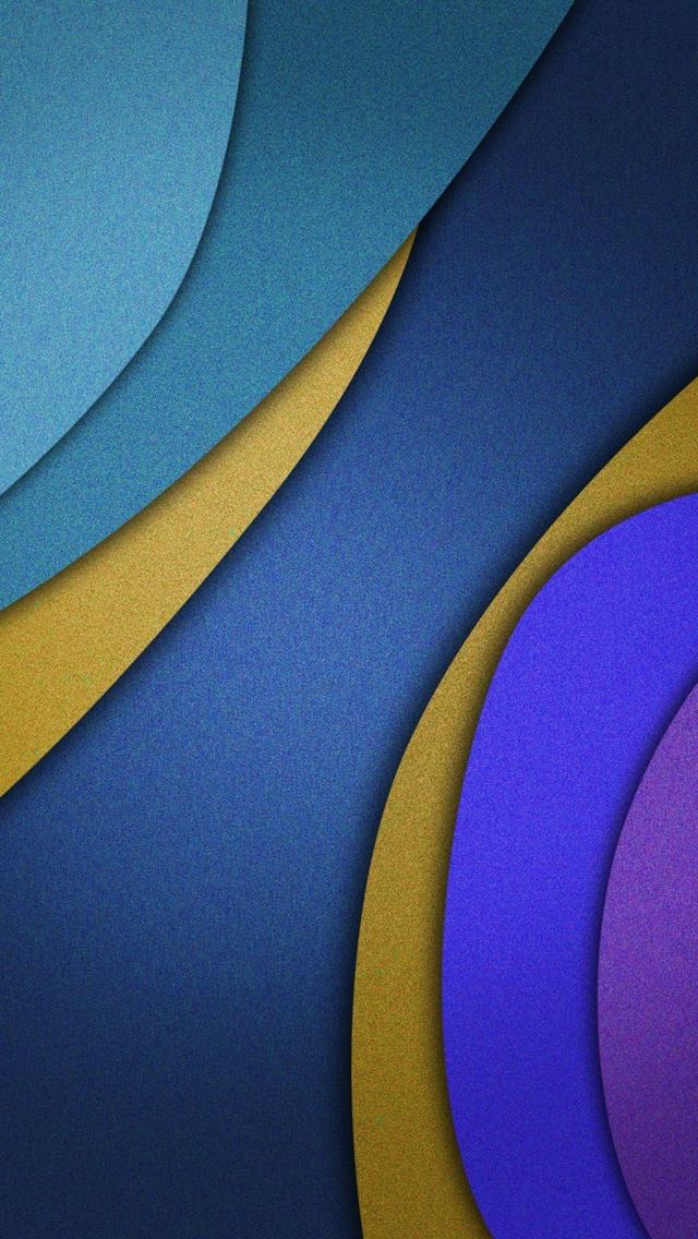 640x1136 Blue Overlapping Shapes - color iPhone Wallpaper
