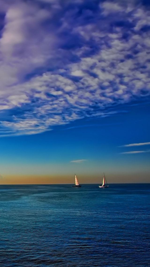 640x1136 Colorful seascape - colorful iPhone Wallpaper