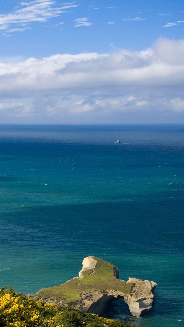640x1136 Beautiful sea landscape - serenity iPhone Wallpaper