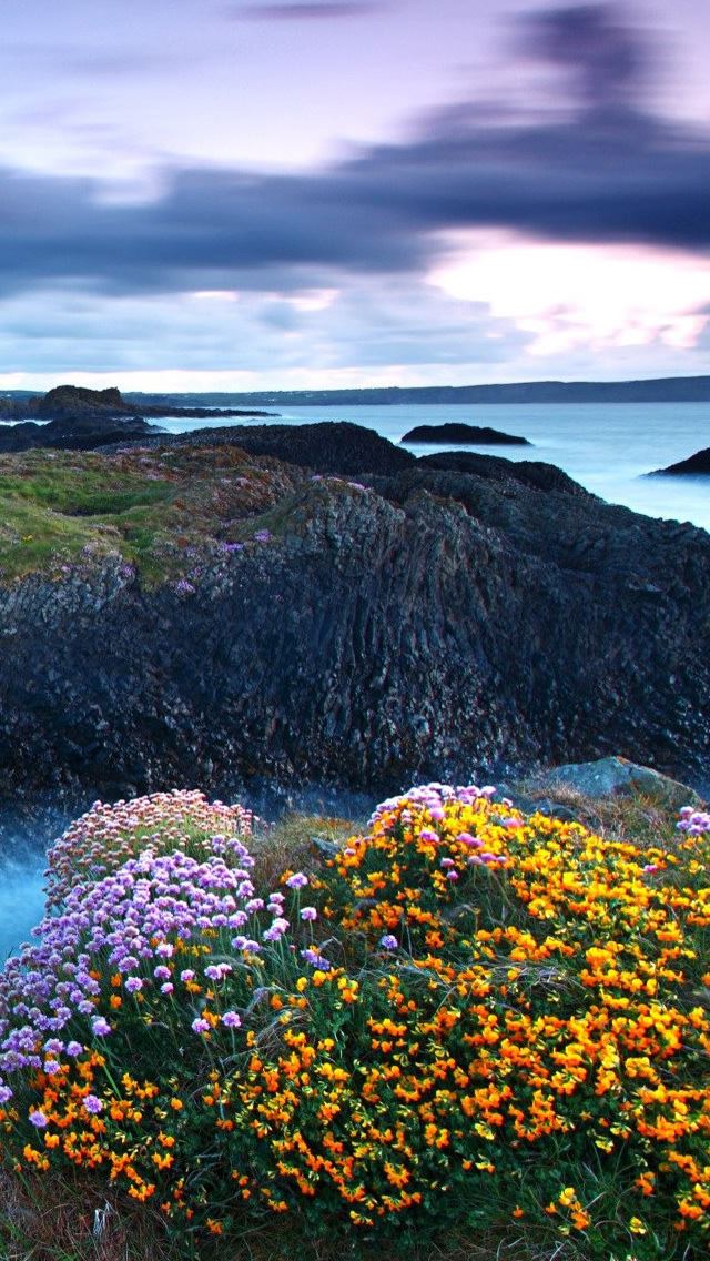 640x1136 Rocky Shore 3 - rocky iPhone Wallpaper