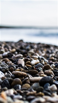 Pebbles On The Beach wallpaper