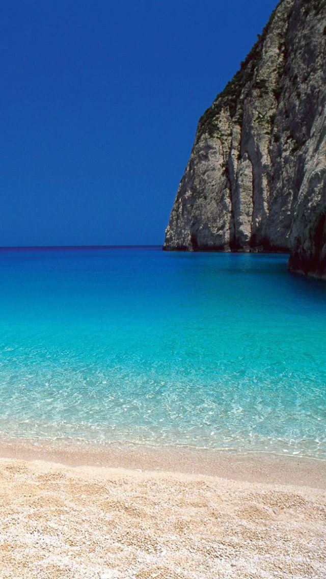 640x1136 Sandy beach -  iPhone Wallpaper