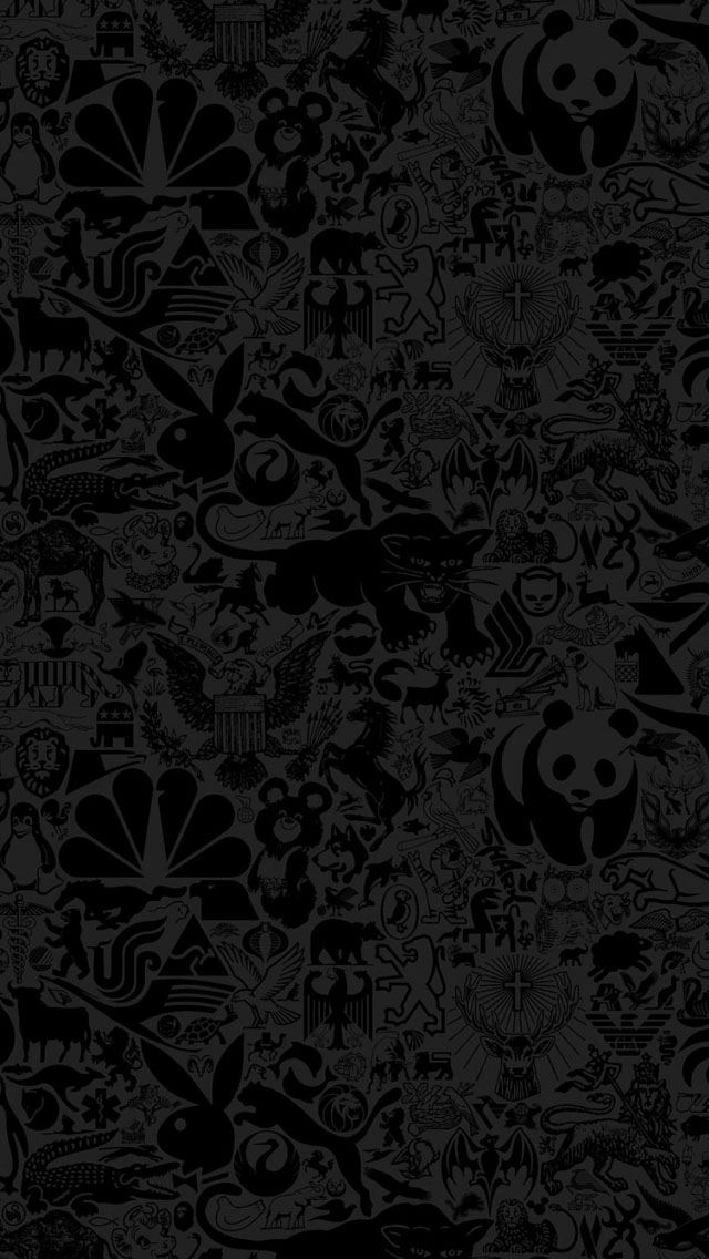 640x1136 Panda texture background - panda iPhone Wallpaper