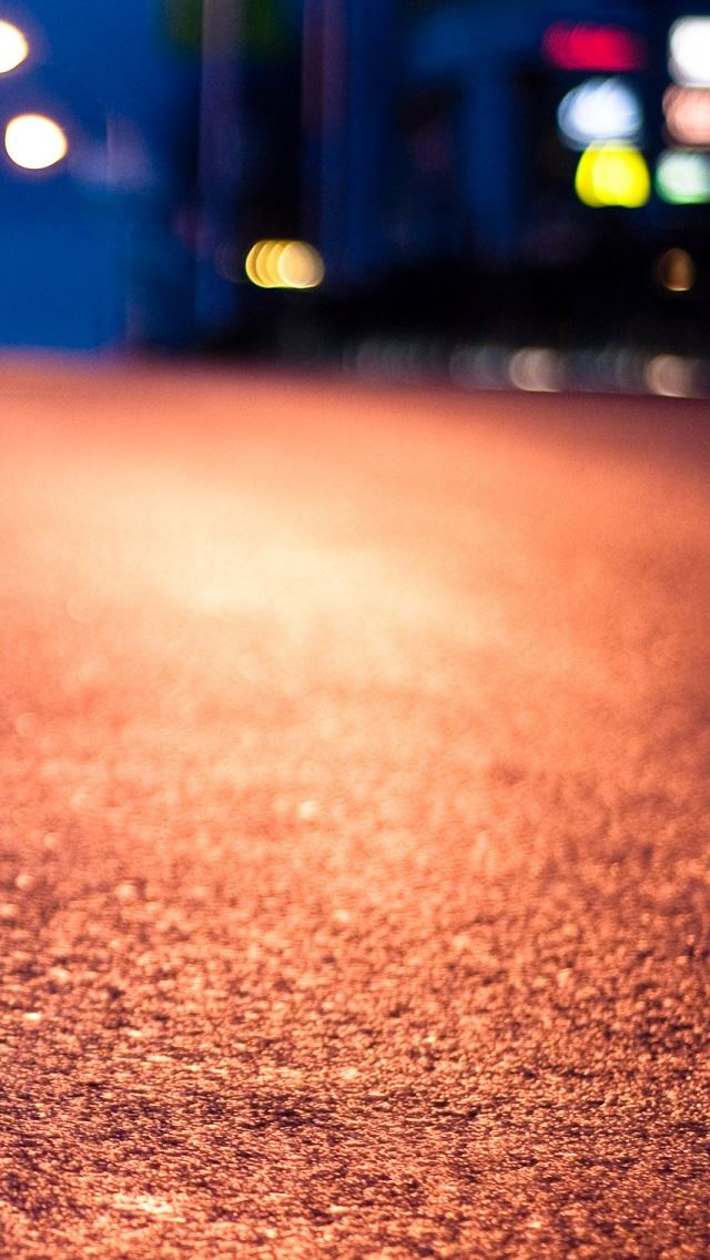 640x1136 Street Line At Night - line iPhone Wallpaper