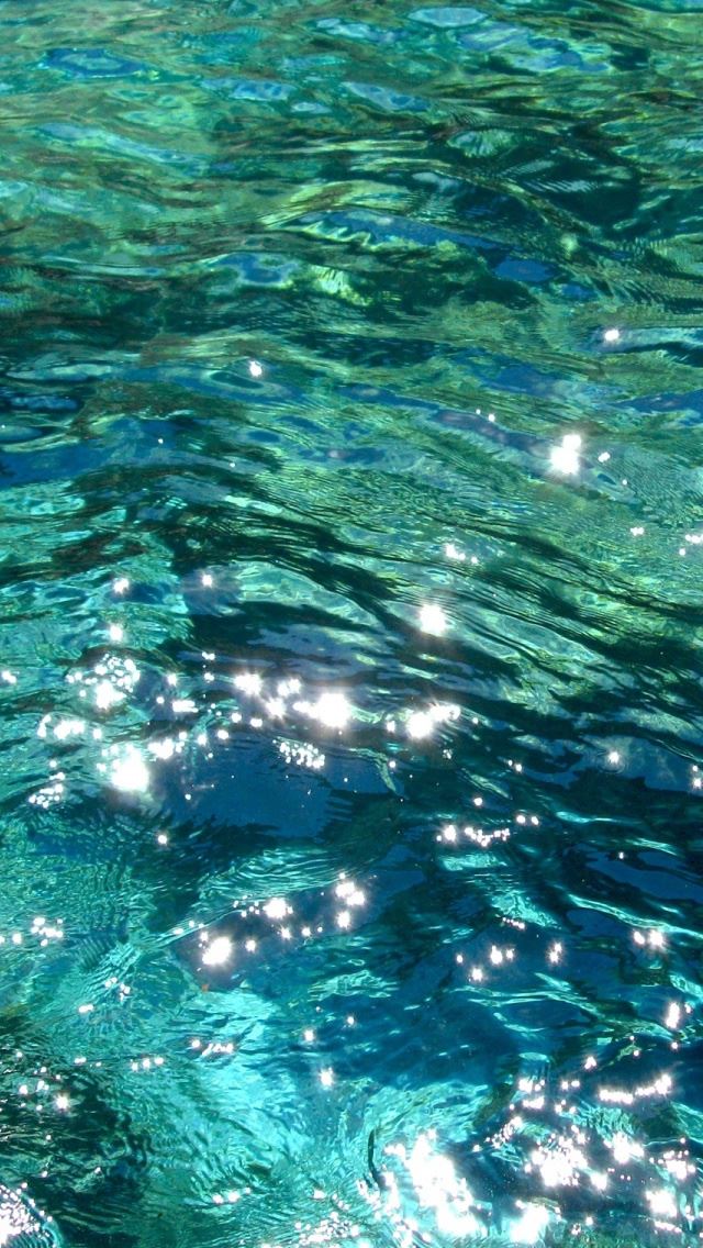 640x1136 Ocean Water - sunshine iPhone Wallpaper
