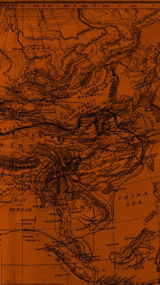 640x1136 Map 3 - country iPhone Wallpaper