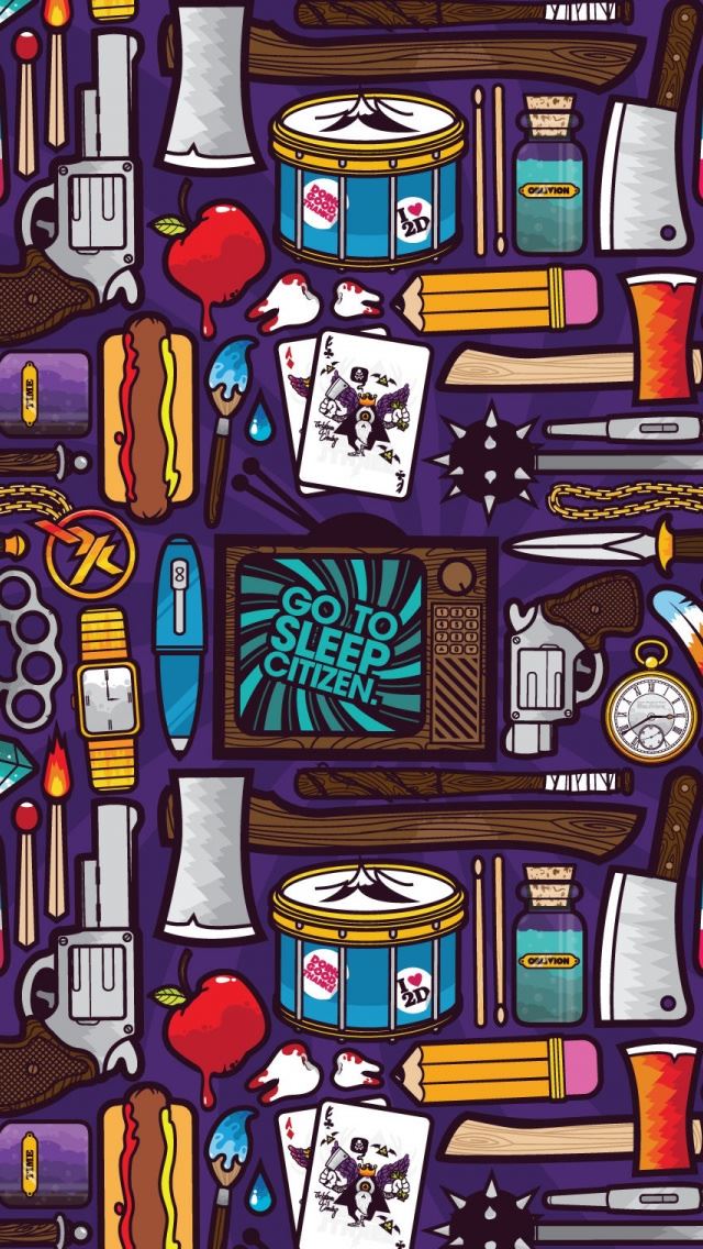 640x1136 The Arsenal - knife iPhone Wallpaper