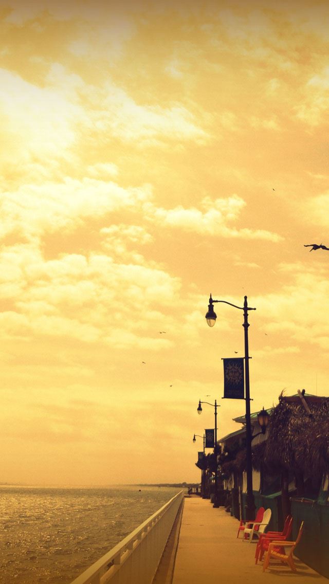 640x1136 Broad walk - walk iPhone Wallpaper