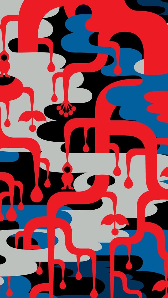 640x1136 Zune Abstract - circle iPhone Wallpaper