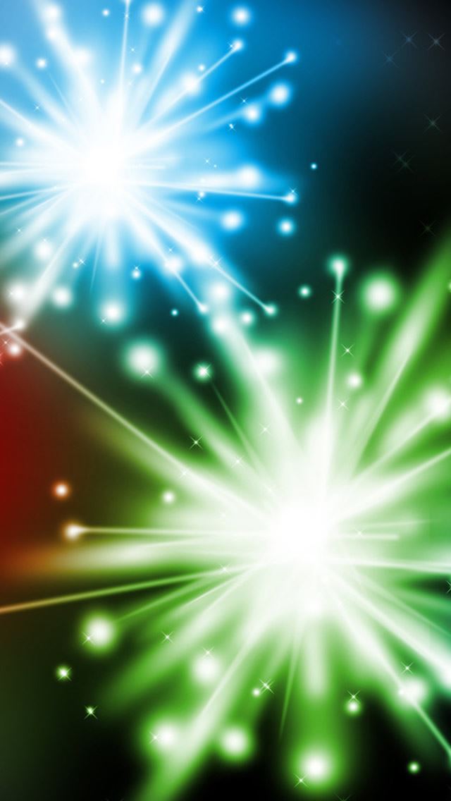640x1136 Colorful Fireworks - line iPhone Wallpaper