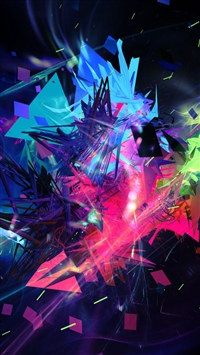 Multicolored Shapes wallpaper