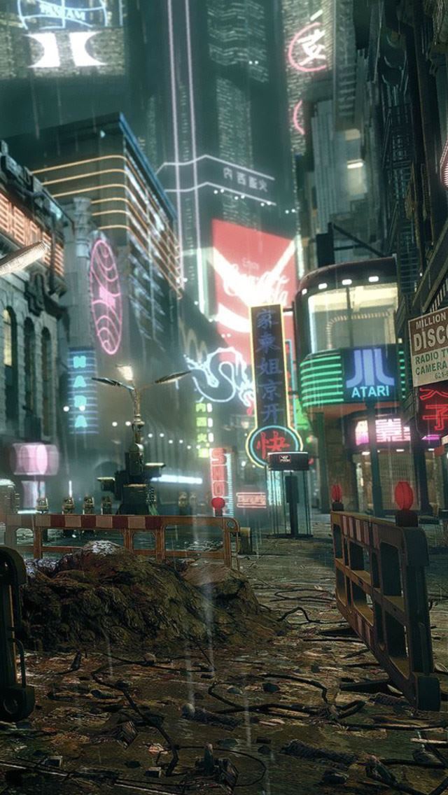 640x1136 Blade Runner 2 The Edge Of Human - tower iPhone Wallpaper