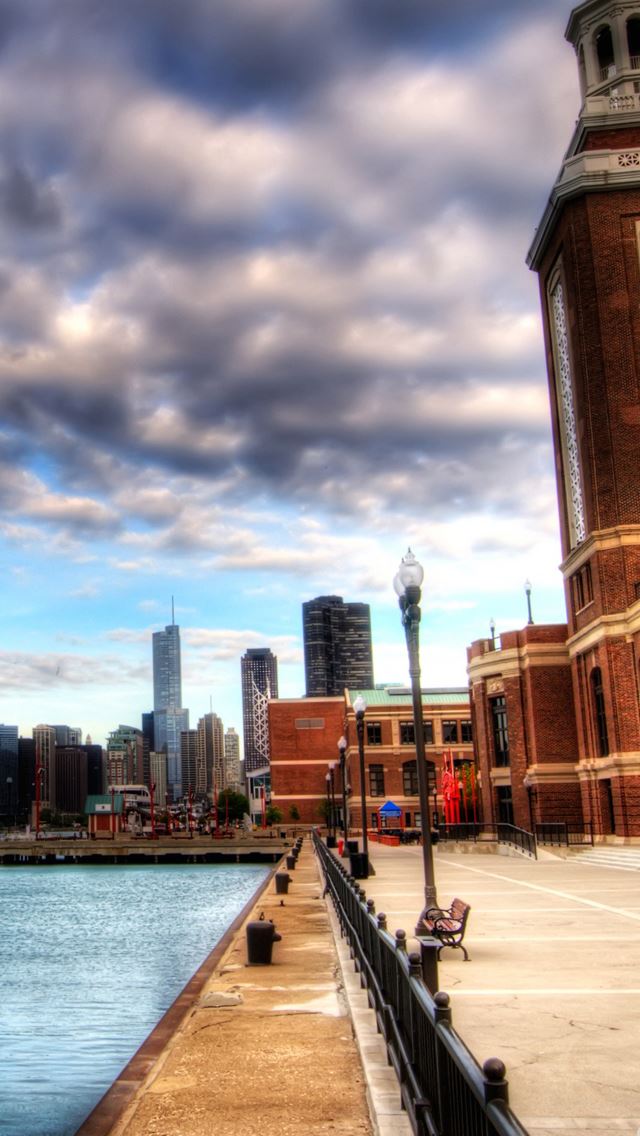 640x1136 City pier - pier iPhone Wallpaper