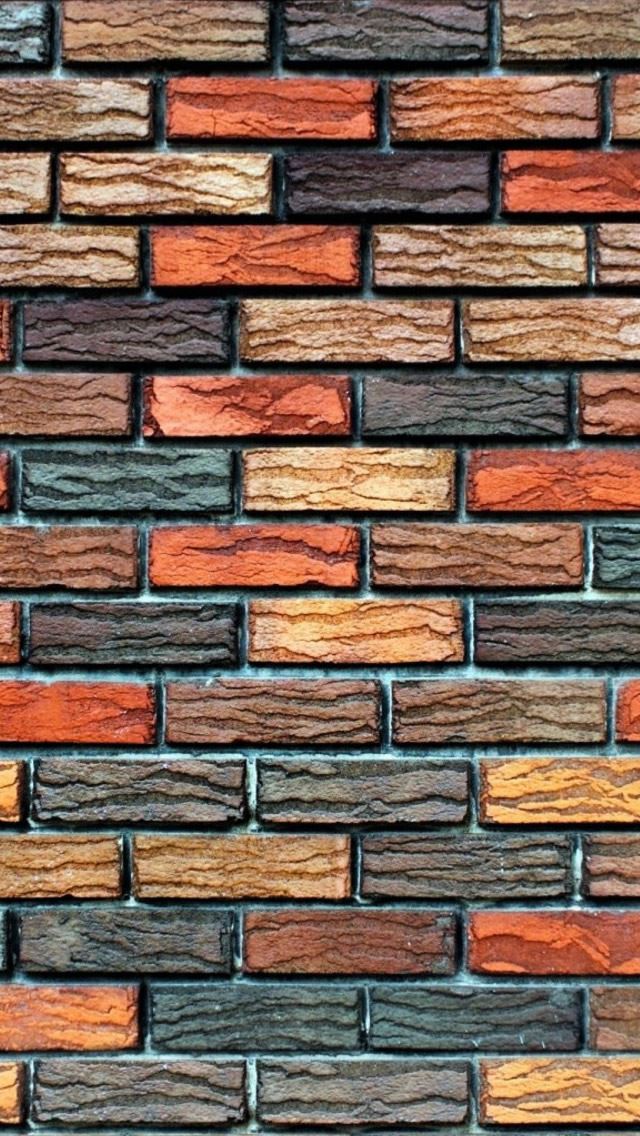 640x1136 Brick Wall - rectangle iPhone Wallpaper