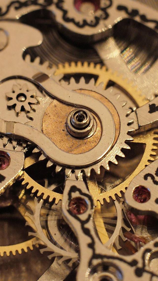 640x1136 Watch Mechanism - circle iPhone Wallpaper