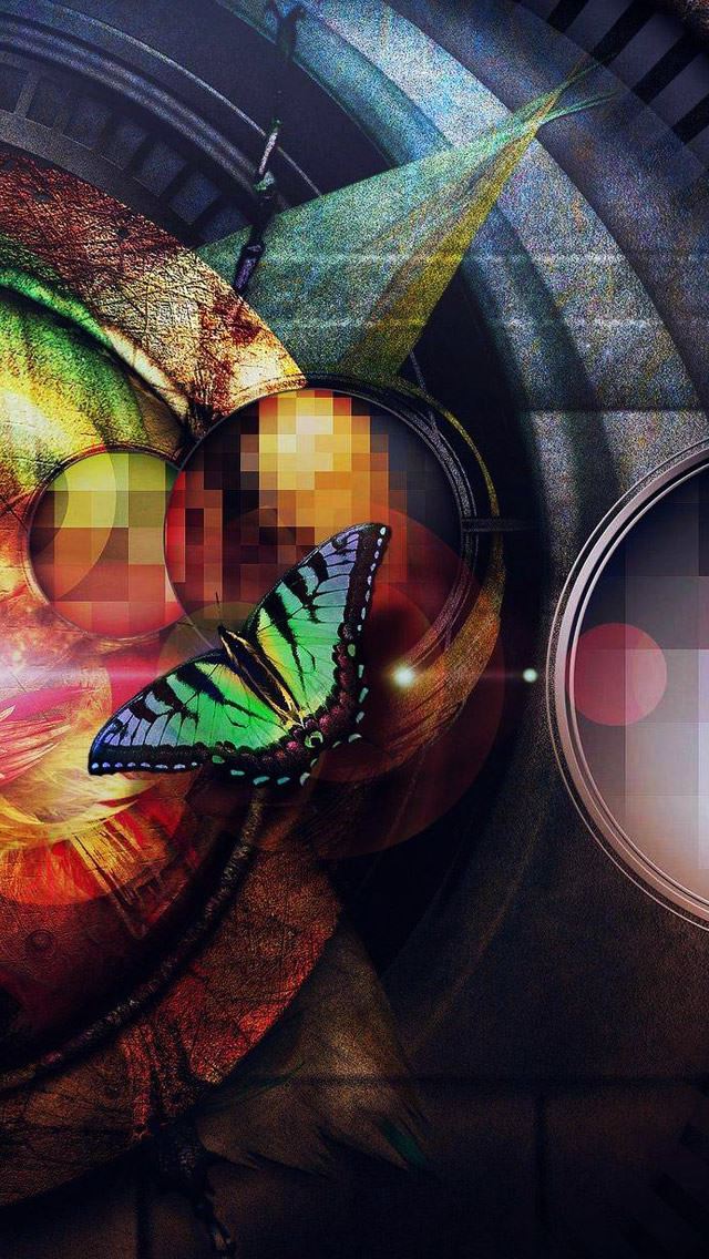 640x1136 Butterfly Portal -  iPhone Wallpaper