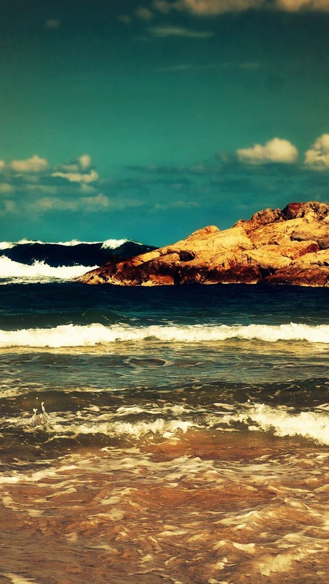 640x1136 Ocean Waves - waves iPhone Wallpaper