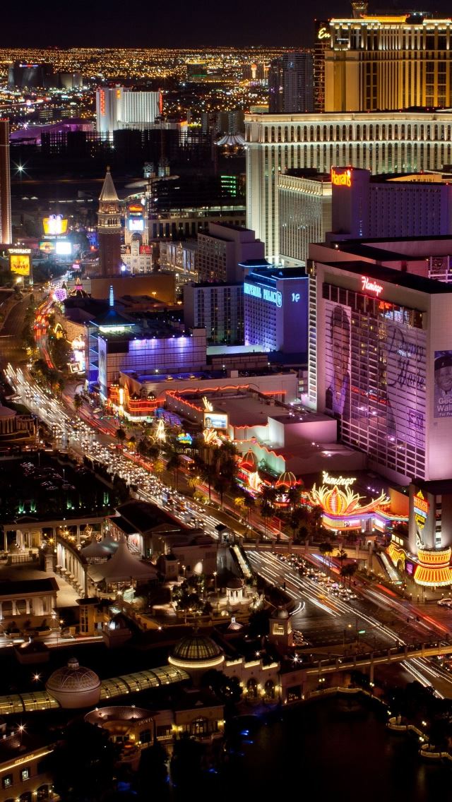 640x1136 Las Vegas Strip -  iPhone Wallpaper
