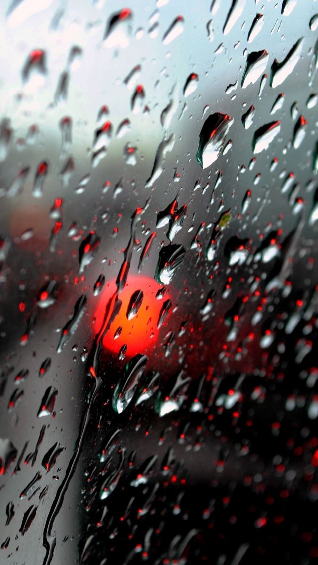 640x1136 Fresh Rain Drops - fresh iPhone Wallpaper