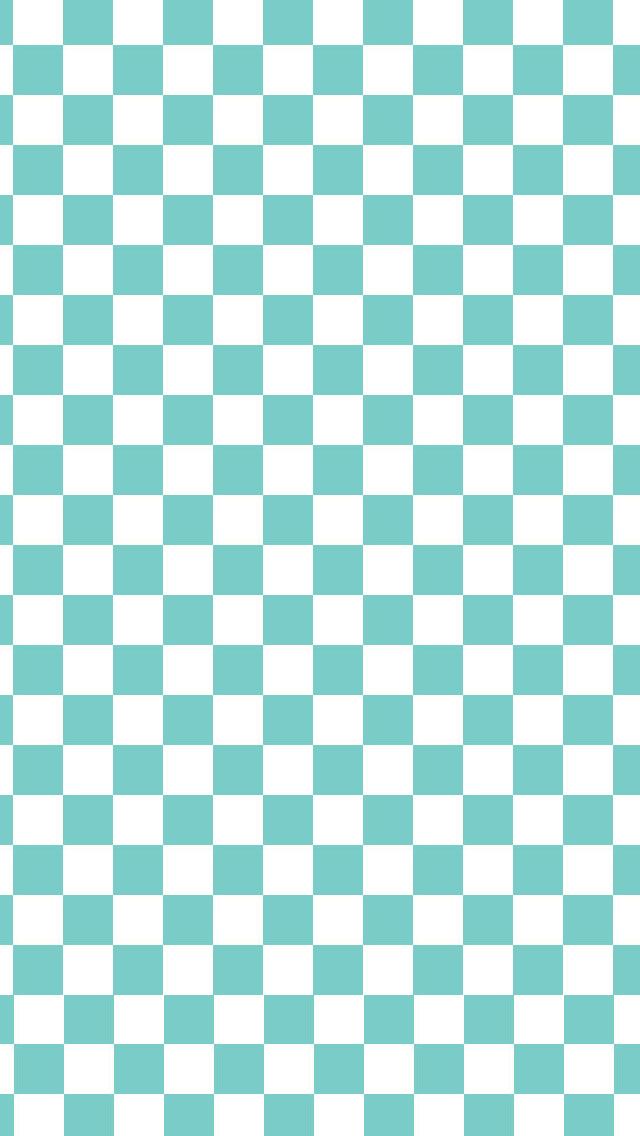 640x1136 Blue and white squares -  iPhone Wallpaper