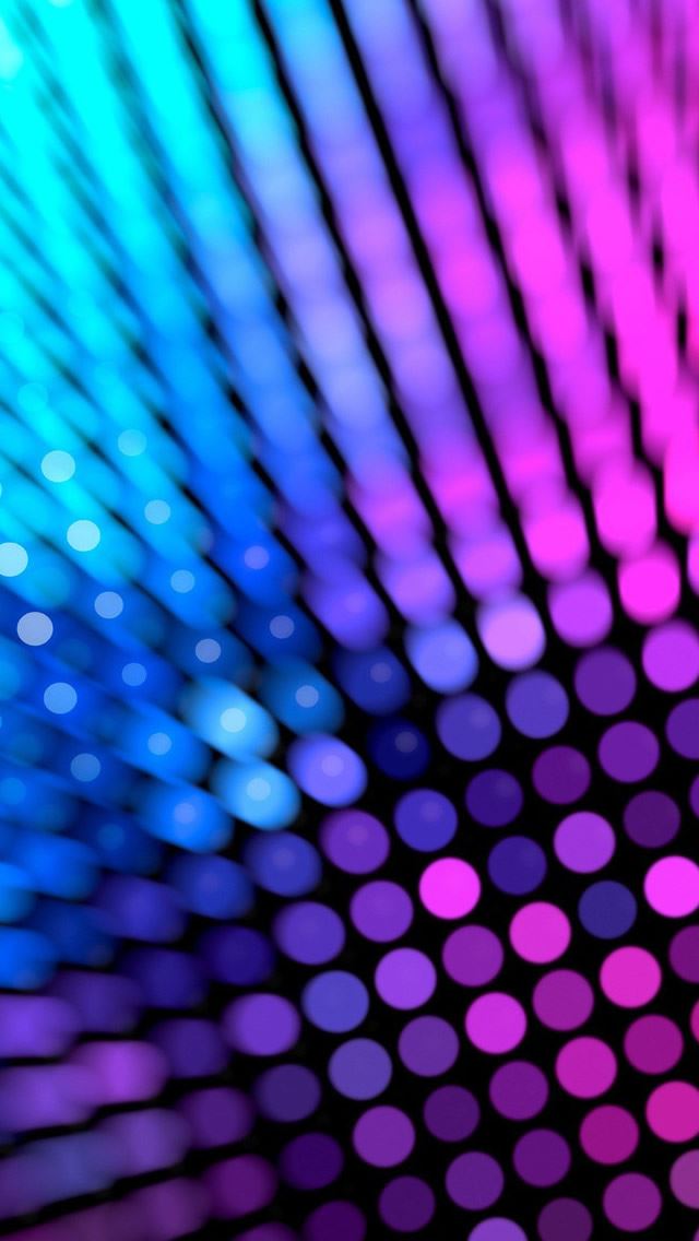 640x1136 Neon Dots - dots iPhone Wallpaper