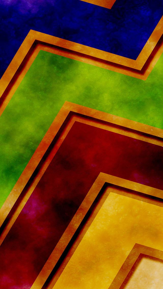 640x1136 Grunge zigzag abstract - color iPhone Wallpaper