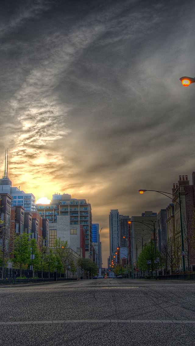 640x1136 Street - sky iPhone Wallpaper