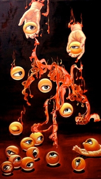 The hands of the eye wallpaper